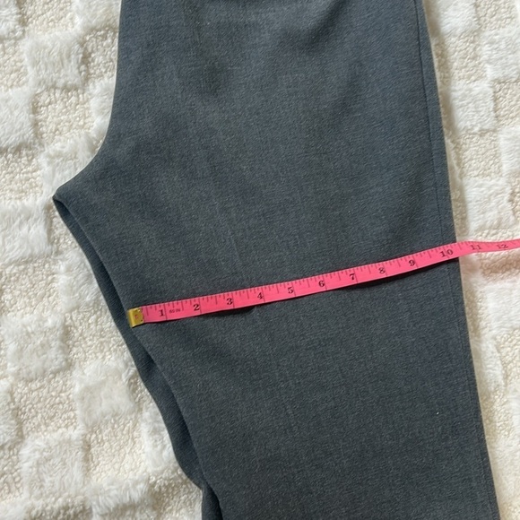 Talbots Womens Signature Pants 8P Gray Straight Leg Trouser Office Business - Picture 9 of 12